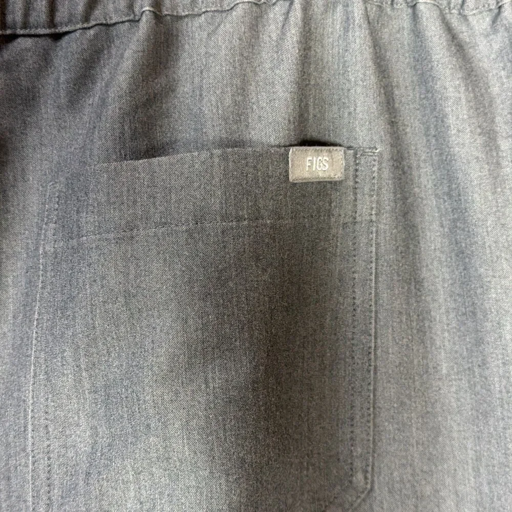 FIGS Men's Pisco Basic Scrub Pants Elastic Waistband Straight Leg Pockets 2XL